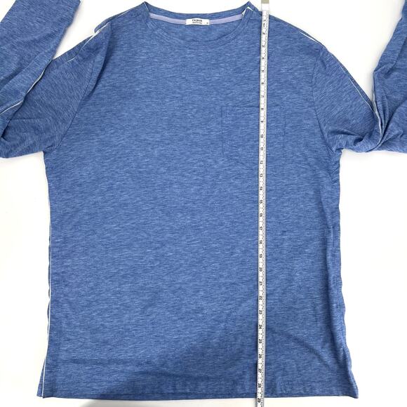 Deyeek Unisex Adaptive Post Surgery Full Snap Long Sleeve Blue T Shirt Size M - Picture 5 of 8